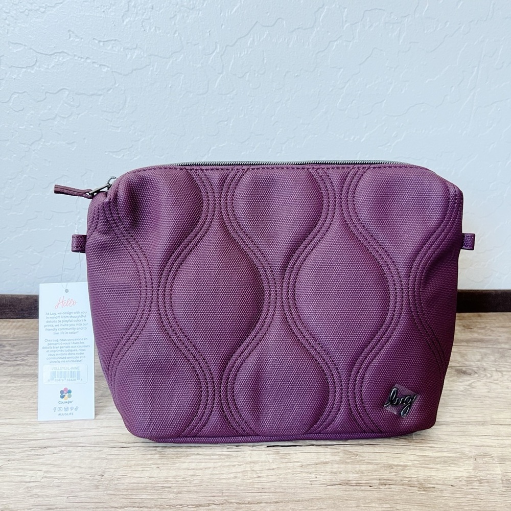 Lug Volley Matte Luxe VL Pouch - Wine - NWT